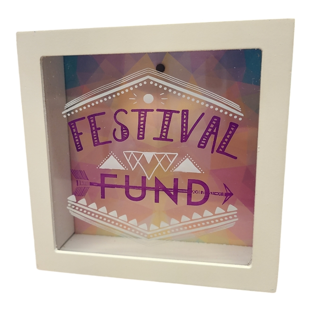 Festival fund piggy bank hippie piggy bank hippie home decor hippie gift box